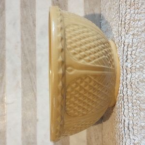 2 Vintage Yellow Mixing Bowls